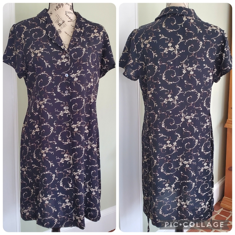 Vintage Gap Floral Button Down Sun Dress - Picture 3 of 15
